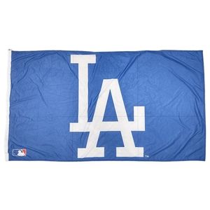 LA Dodgers Baseball Large Banner 60 X 36 Authentic MLB Blue White Indoor Outdoor
